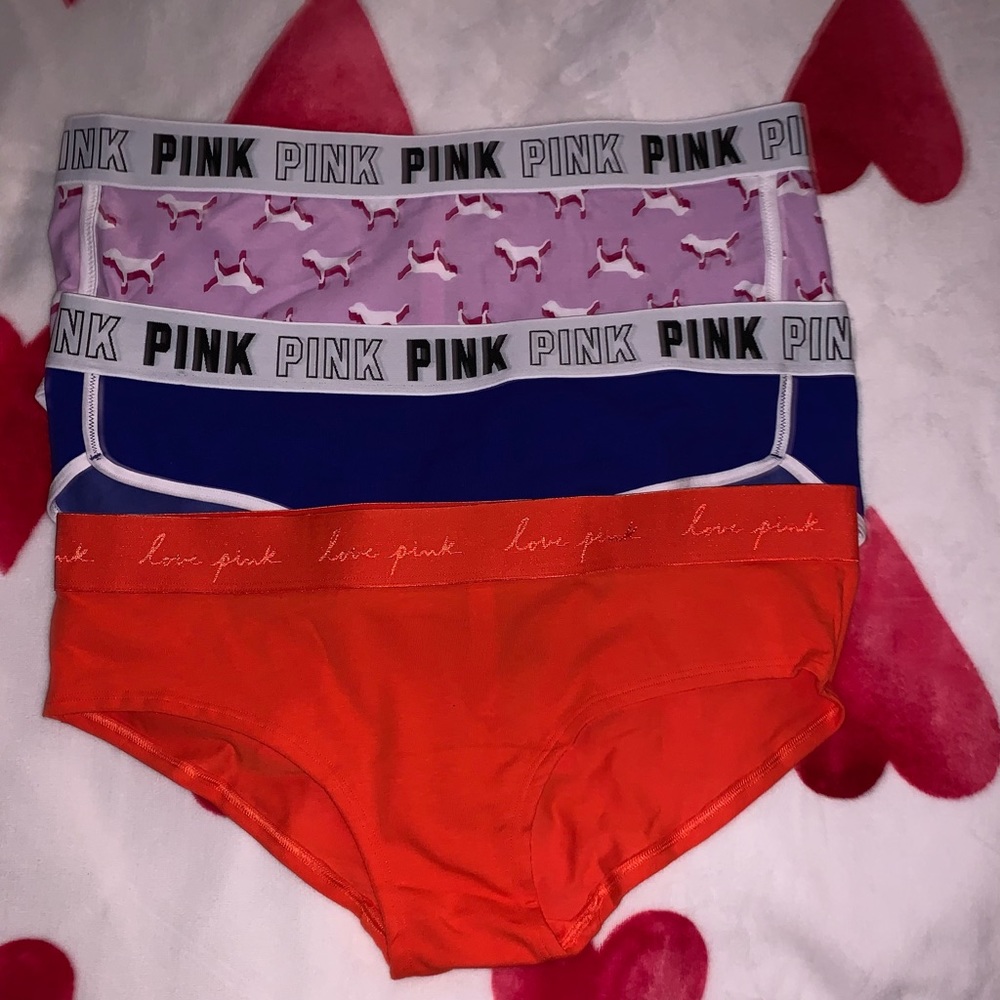 Victoria’s Secret PINK XL Panties Lot of 3 New Colors